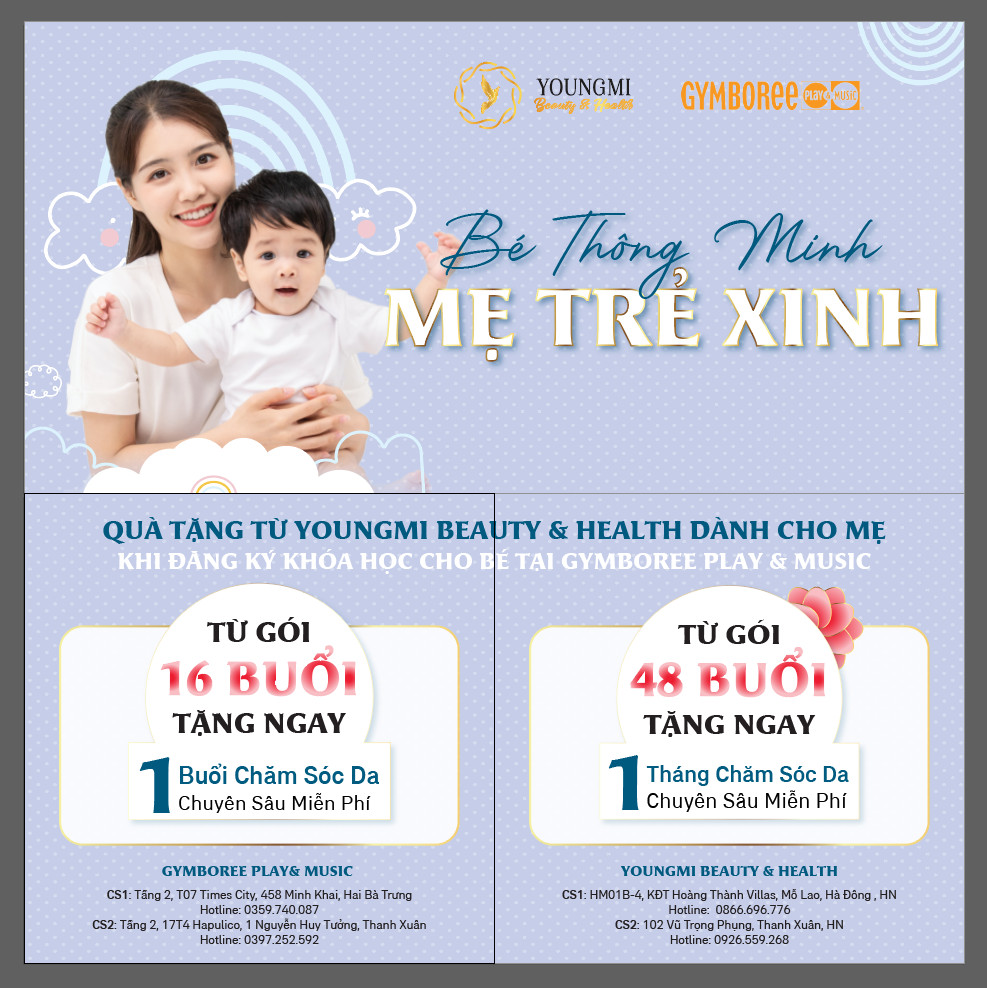 Ưu đãi mùa hè cực hot tại Gymboree, con vui học, mẹ cũng có quà! Ưu đãi mùa hè cực hot tại Gymboree, con vui học, mẹ cũng có quà!