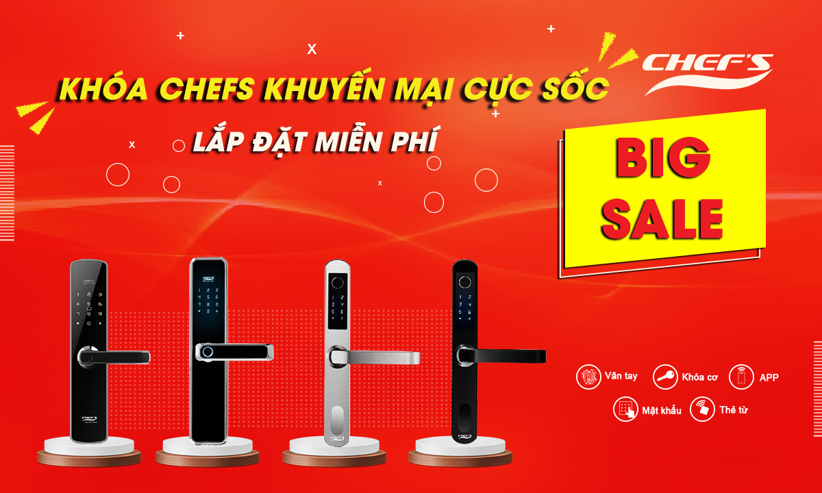 Khóa Chefs khuyến mại cực sốc