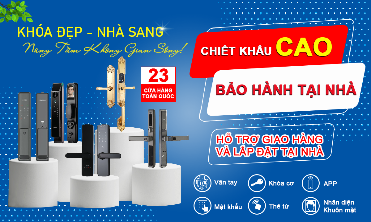 Khóa đẹp nhà sang - Nâng tầm không gian sống