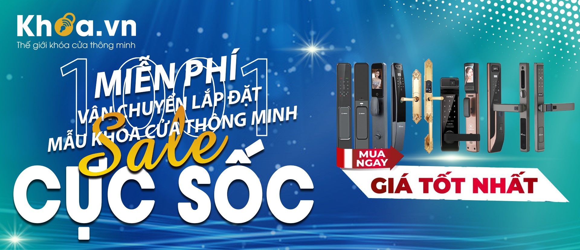 Miễn phí lắp đặt 1001 mẫu khóa cửa thông minh