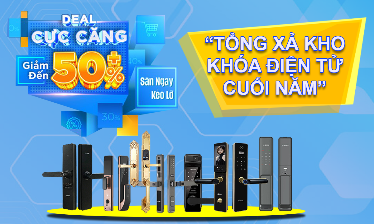 Tổng xả kho khoá điện tử cuối năm