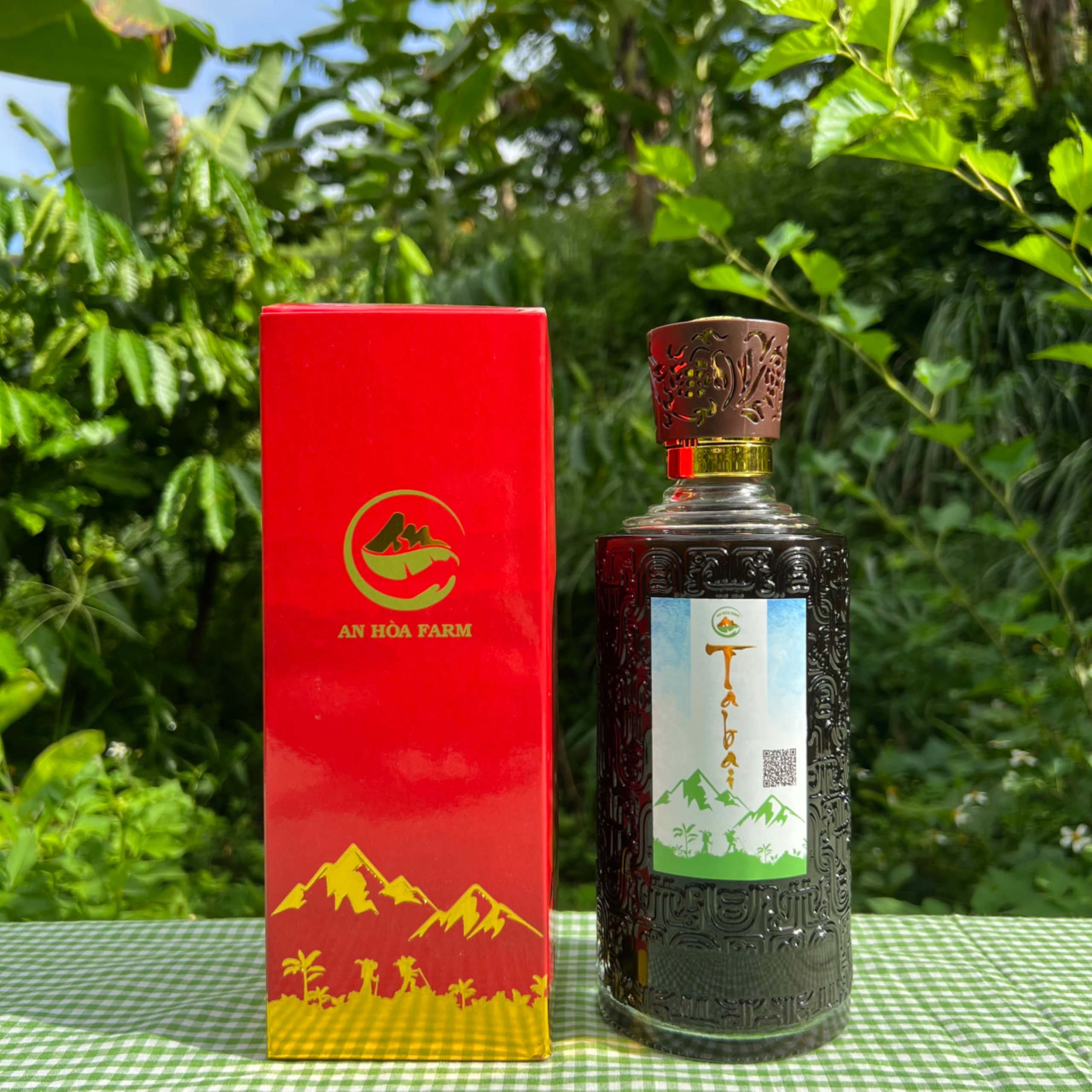 Mật Chuối Tabai hàng quý lên men tự nhiên lâu năm chai 680ml thương hiệu An Hòa Farm