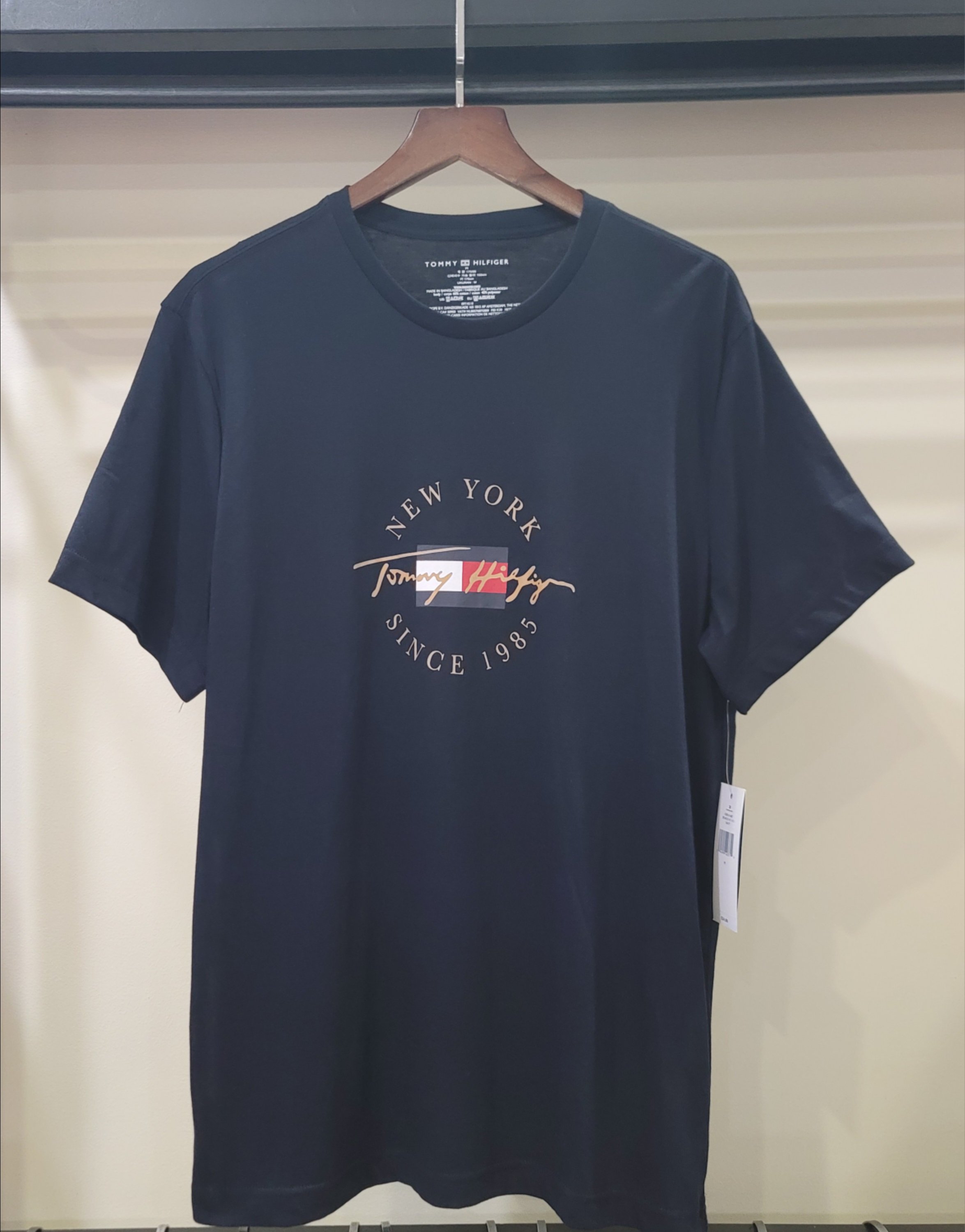 Áo Thun Tommy Hilfiger Icon Roundall - Desert Sky