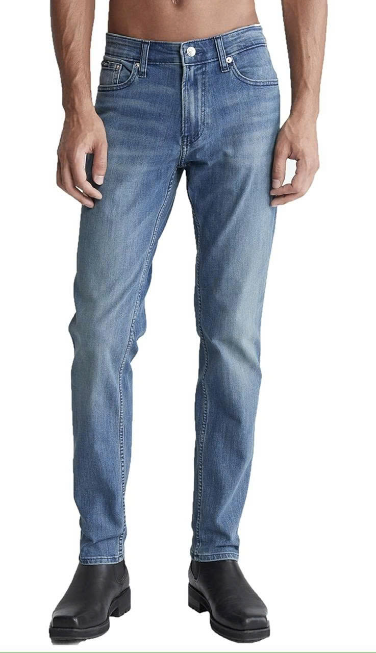 Jeans Calvin Klein Chipped Blue