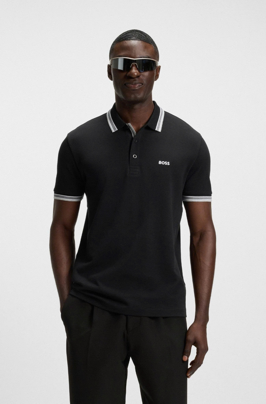 Hugo Boss Paddy Polo Shirt With Logo Undercollar