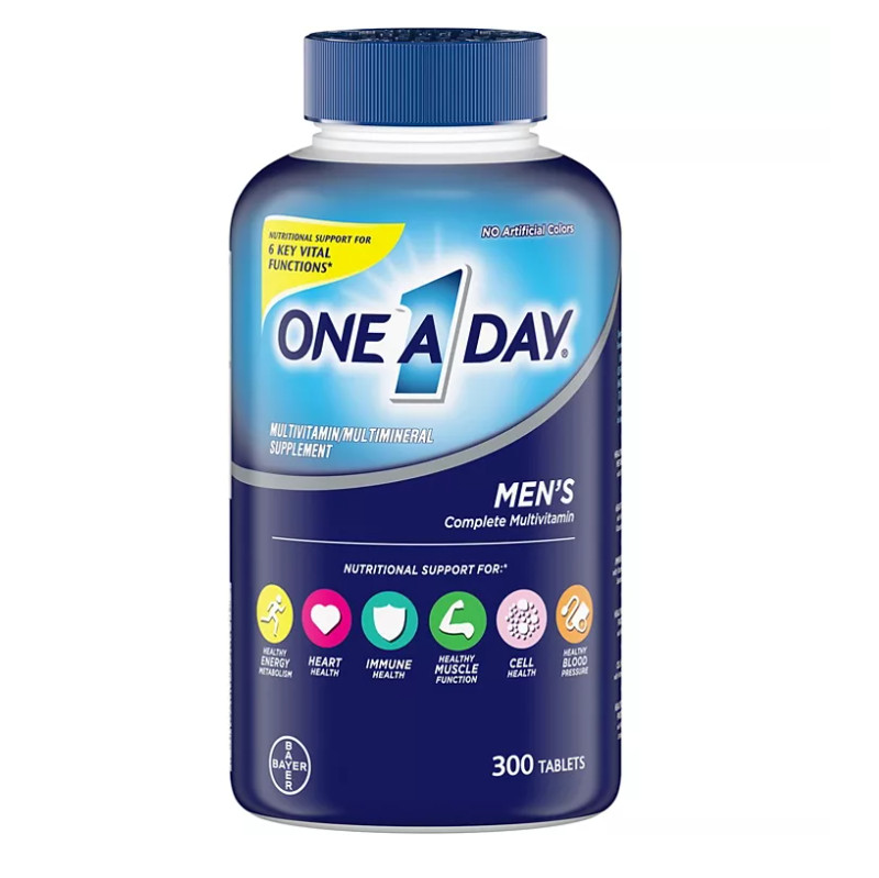 Vitamin tổng hợp cho nam dưới 50 tuổi One A Day Men’s -300 Viên