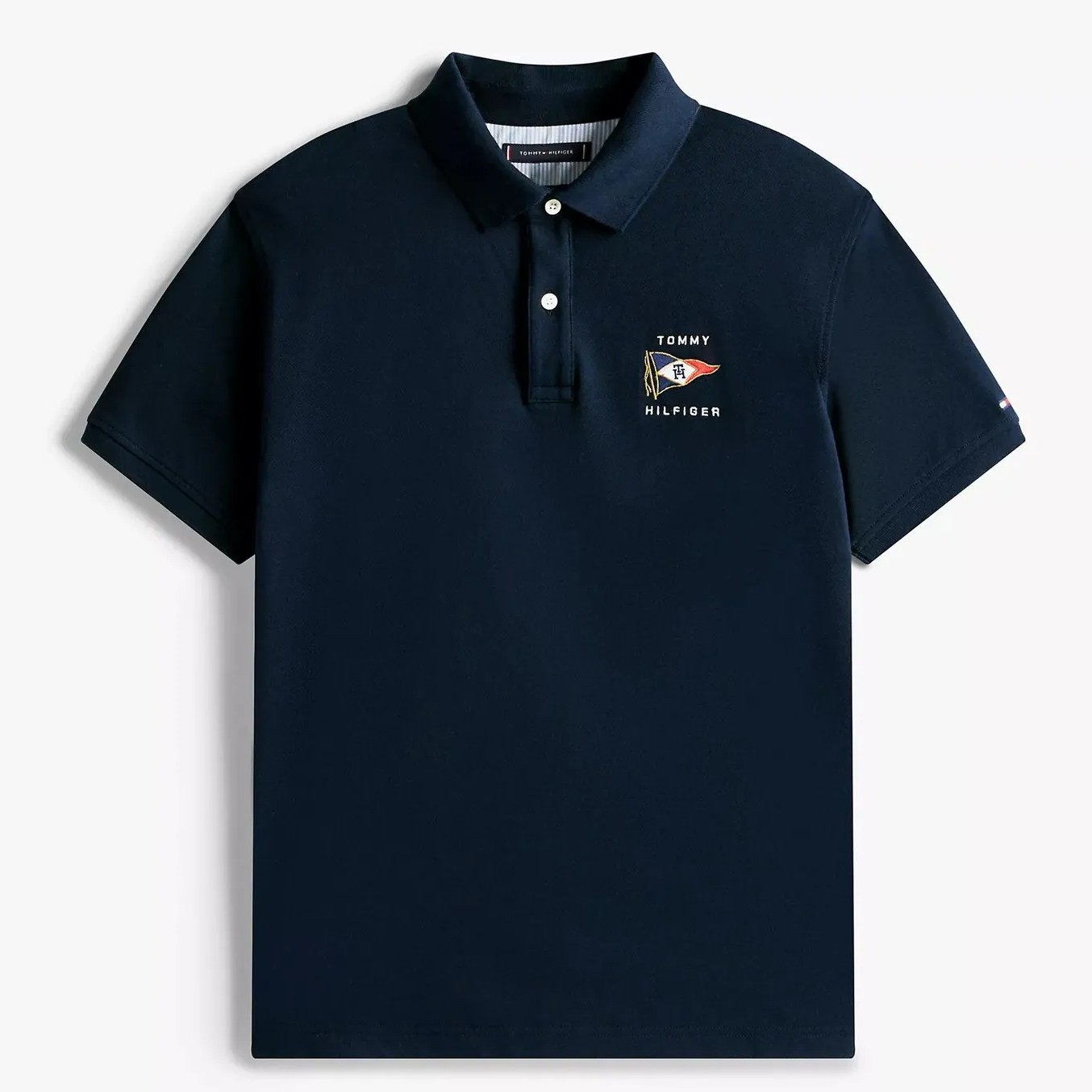 Polo Tommy Hilfiger Regular Fit Nautical Flag - Navy