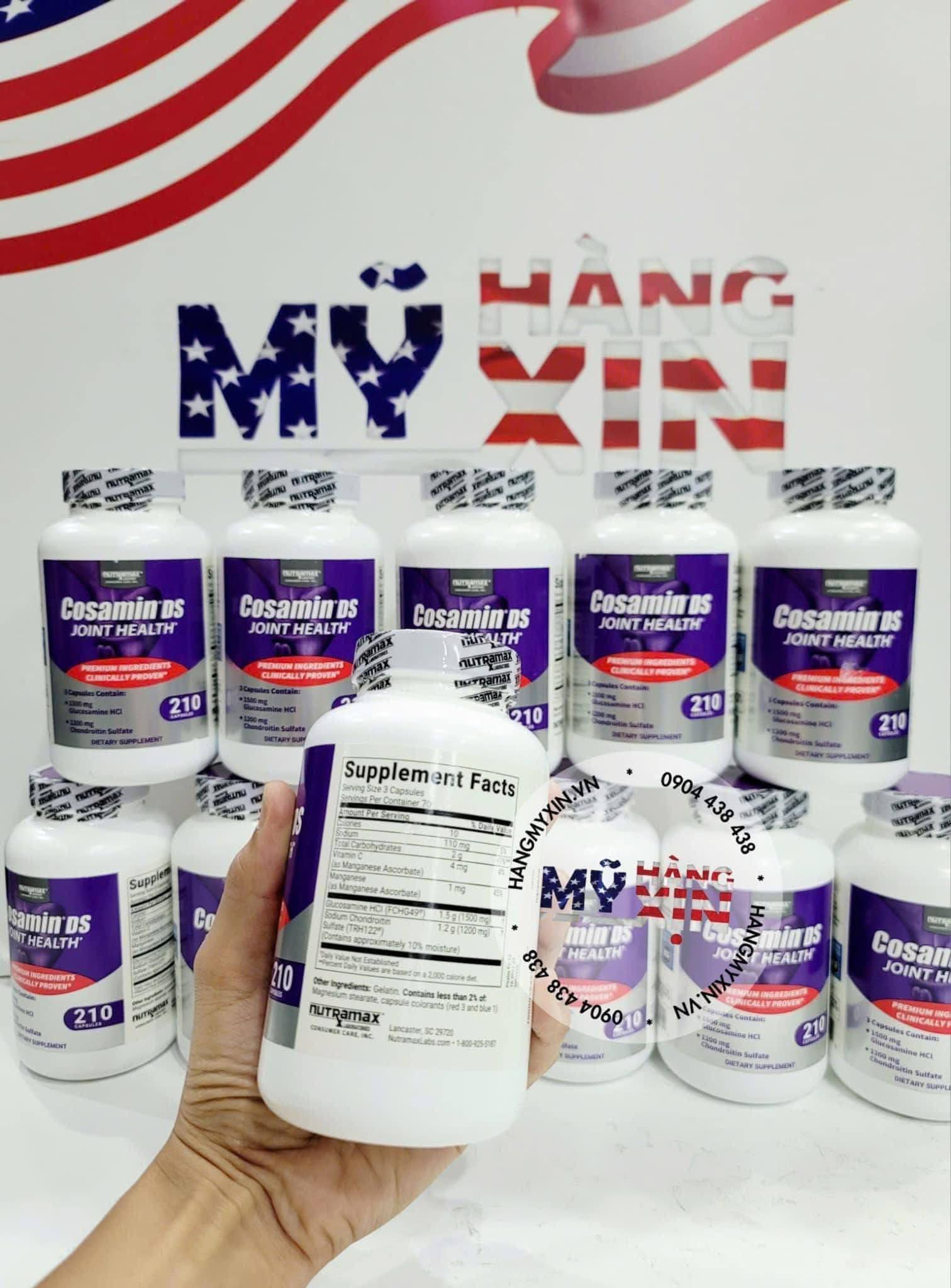 Viên hỗ trợ xương khớp Cosamin DS Joint Health 210 viên Mỹ
