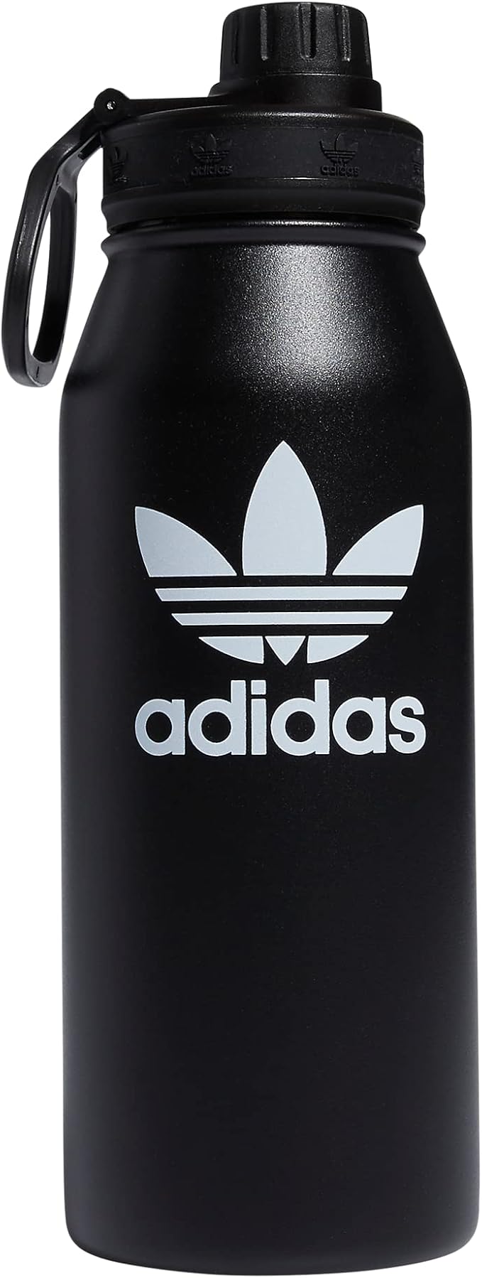 Adidas Originals 1 Liter (32 oz) Metal Water Bottle - Black / White