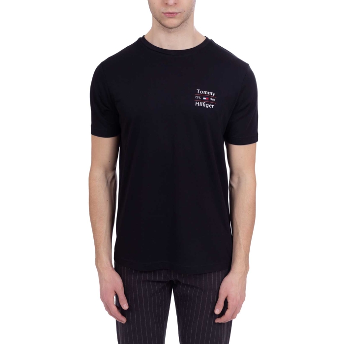 Áo Thun Tommy Hilfiger Stack Tee - Black