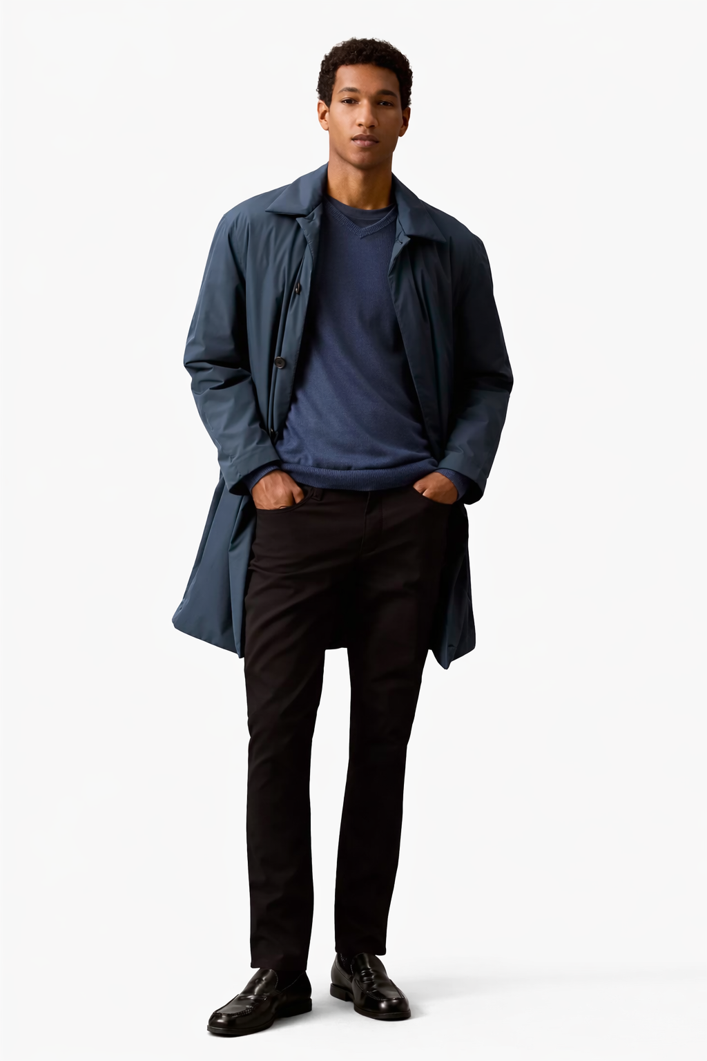 Khaki Calvin Klein Slim Move 5-Pocket Pant - Black