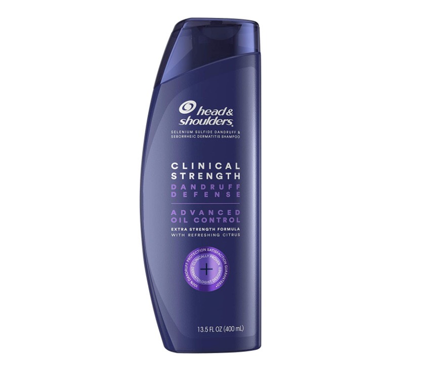 Dầu gội sạch gàu Head & Shoulders Clinical Strength 400ml - Màu tím (Kiểm soát dầu nhờn)