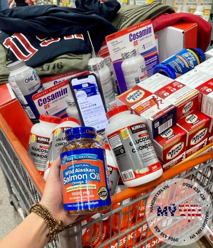 Dầu cá hồi Wild Alaskan Salmon Oil 1000mg-210 viên