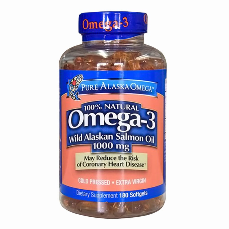 Dầu cá hồi Wild Alaskan Salmon Oil 1000mg-210 viên