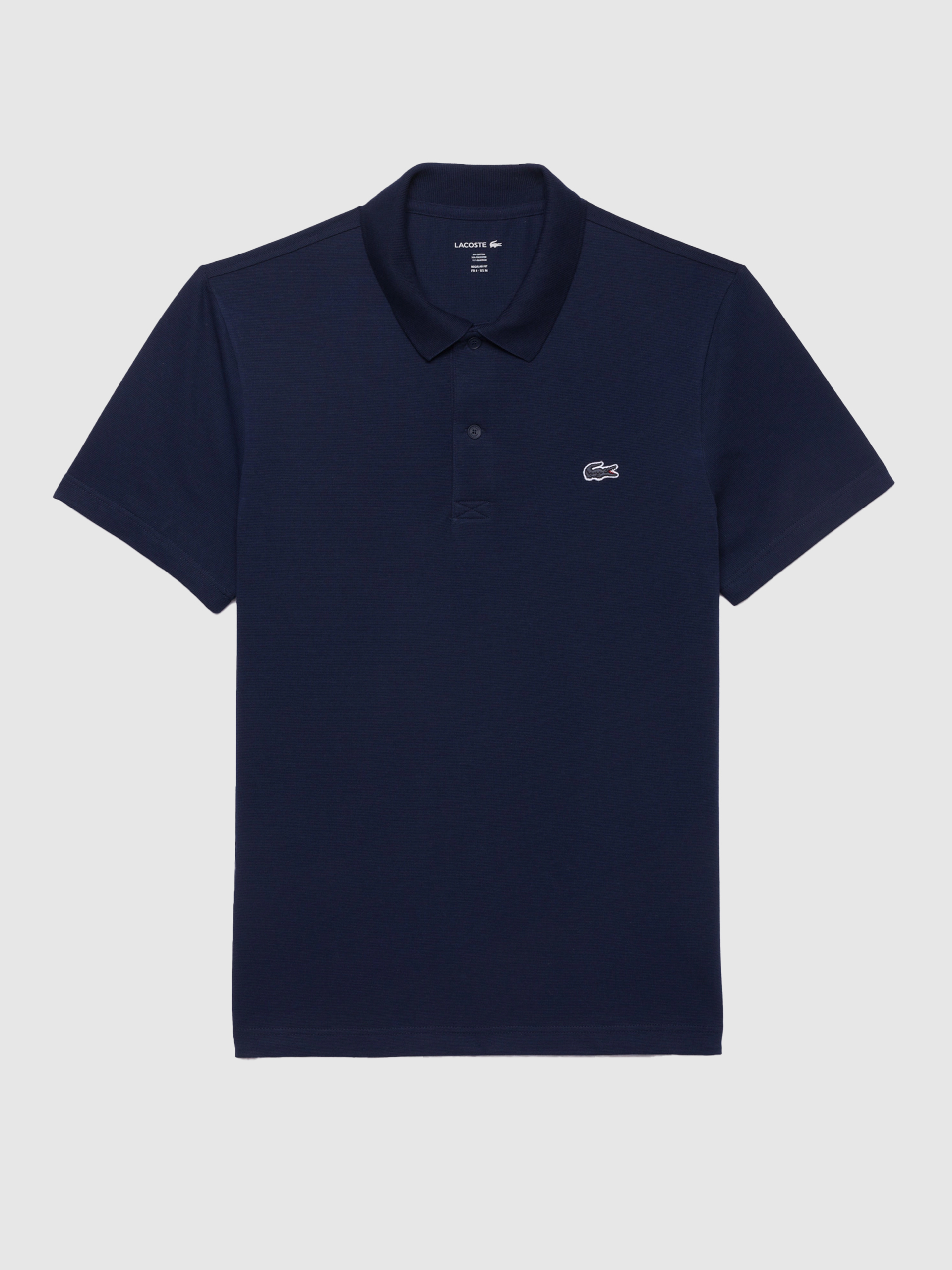 Polo Lacoste Regular Fit Cotton Blend - Navy Blue • 166