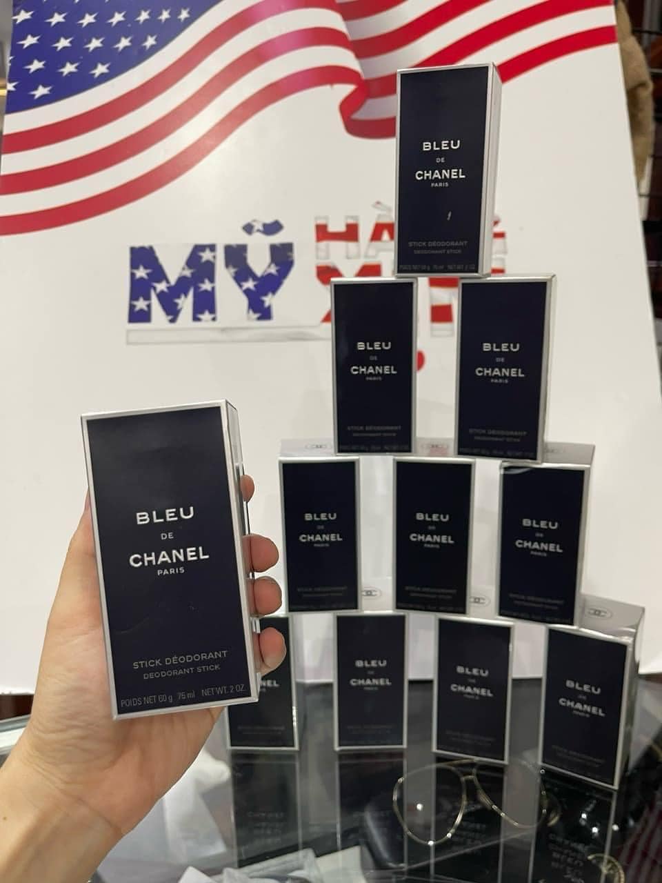 Lăn khử mùi nước hoa Chanel Bleu De Stick Deodorant - 75ml