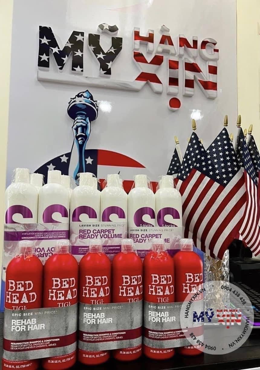 Bộ dầu gội xả cao cấp Bed Head Tigi ( Tigi đỏ )-750ml của Mỹ