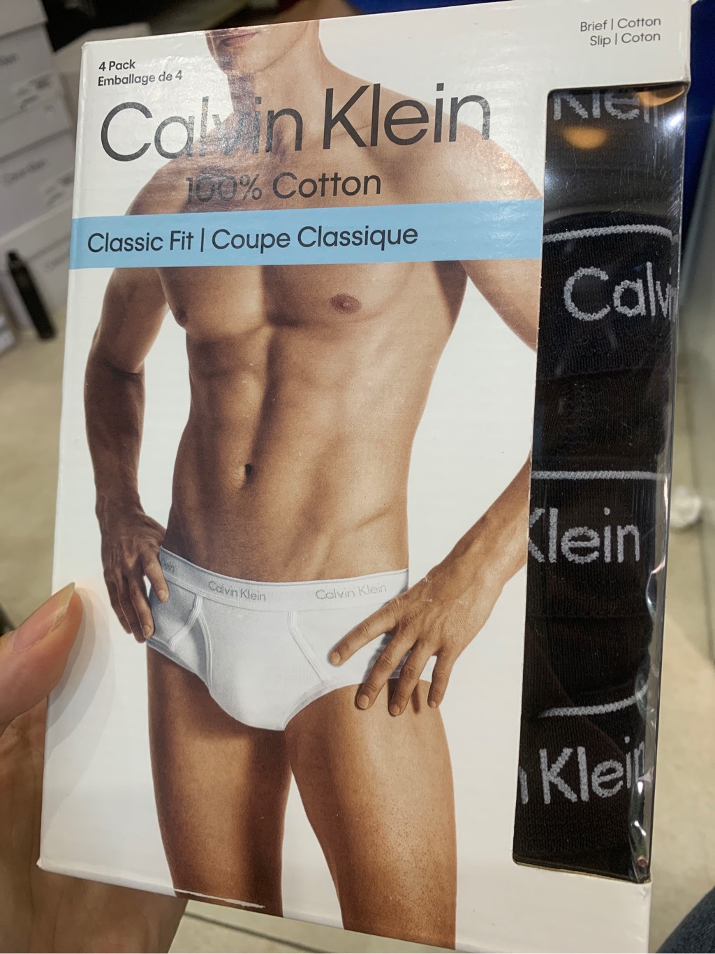 Set 4 sịp tam giác Calvin Klein - Đen