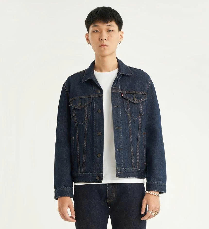 Jackets denim levis tag vải