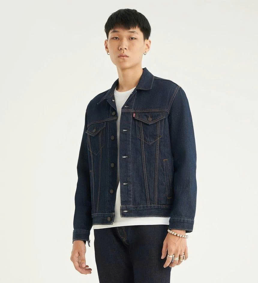 Jackets denim levis tag vải
