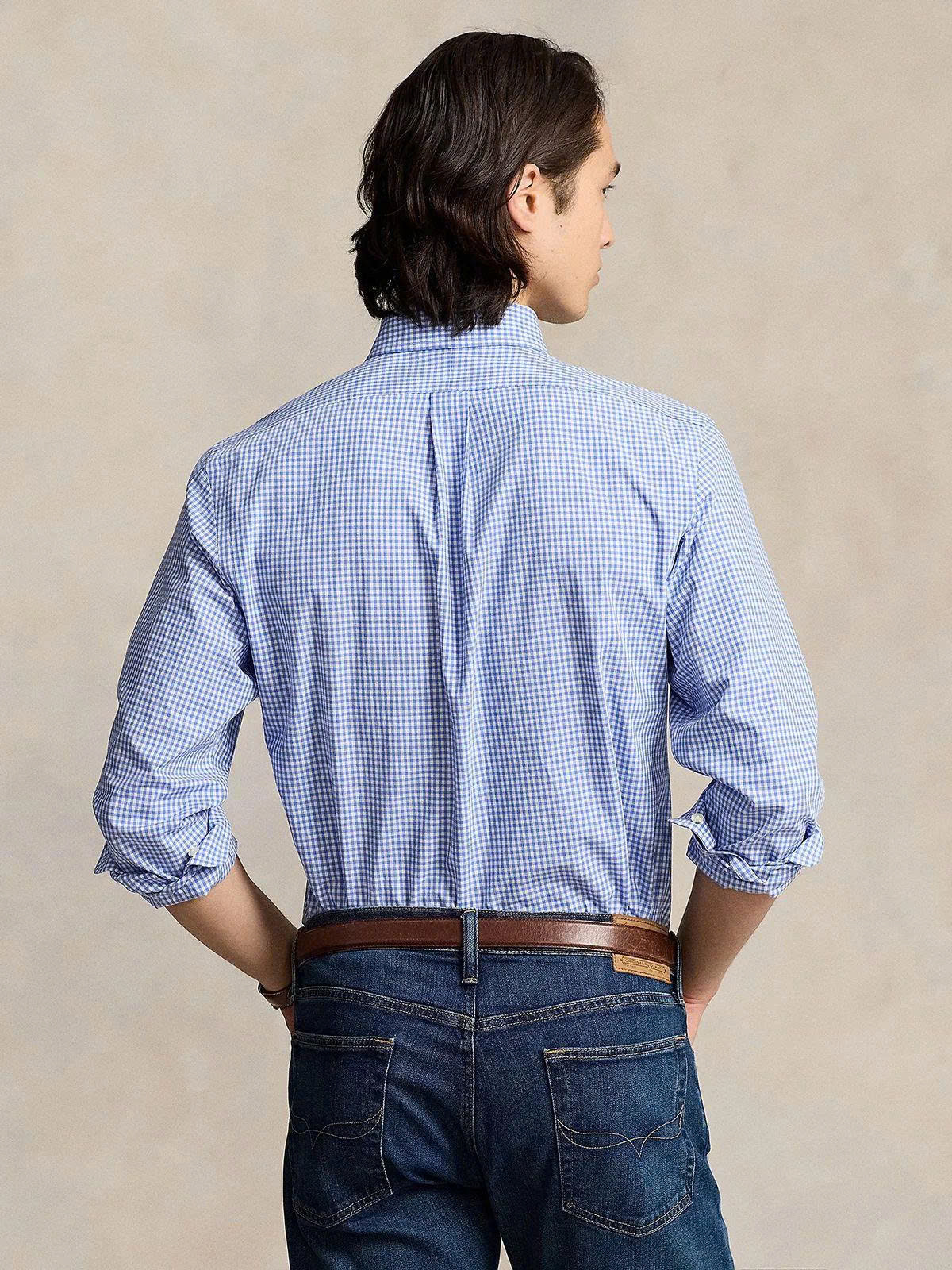 Sơ mi dài tay ralph lauren blue white