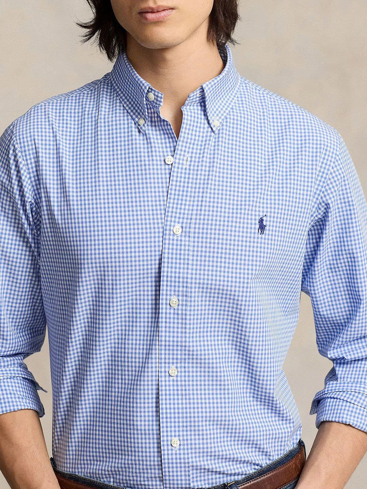 Sơ mi dài tay ralph lauren blue white