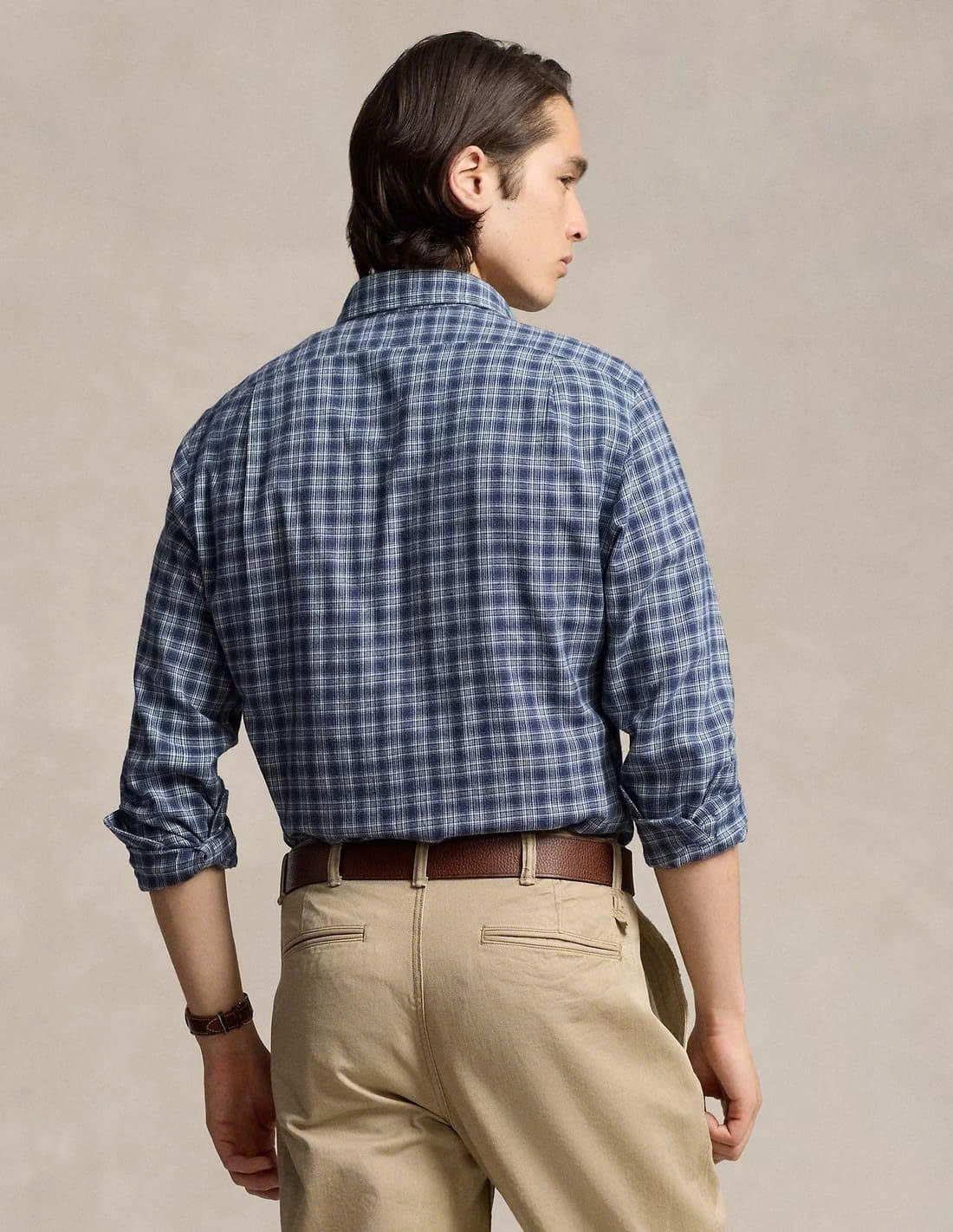 Sơ mi dài tay ralph lauren navy blue