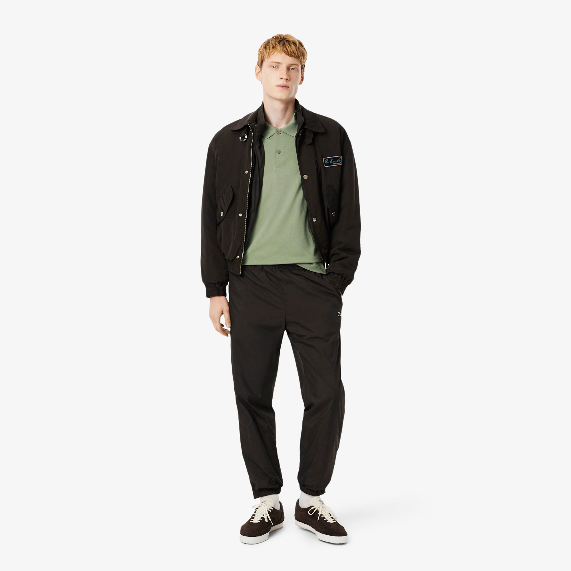 Polo Lacoste Regular Fit Cotton Blend - Sage green