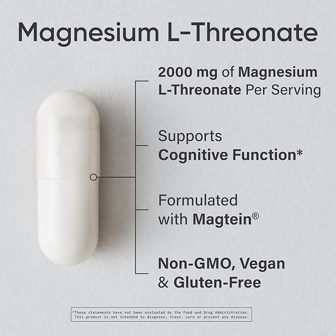 Viên uống bổ sung Magie Magnesium L Threonate Sports Research - 90V