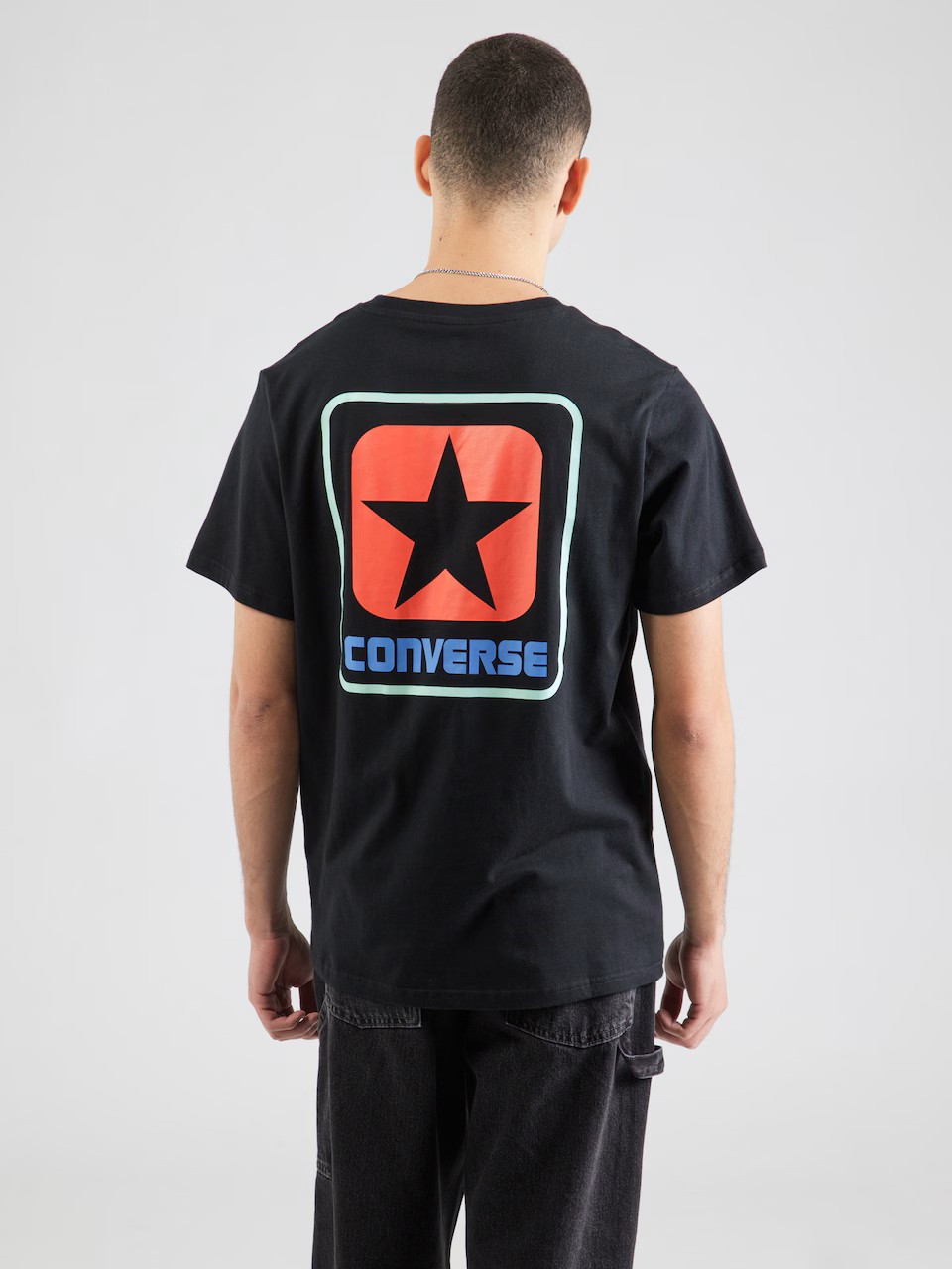 Converse Logo Back T-Shirt - Black