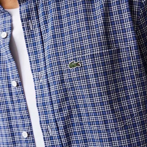 Sơ mi nam Lacoste Caro xanh biển