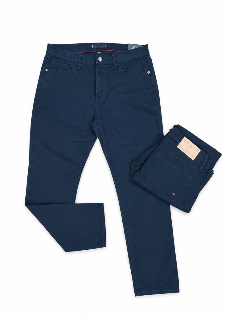 Khaki Tommy túi jean straight - Navy