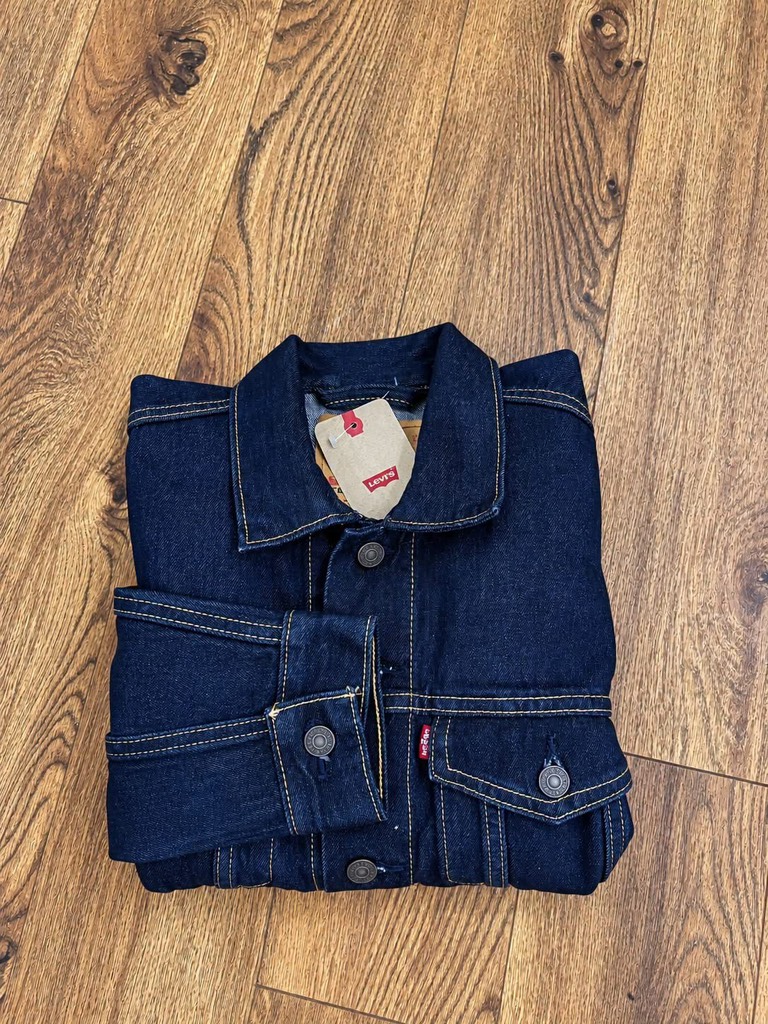 Jackets denim levis tag vải