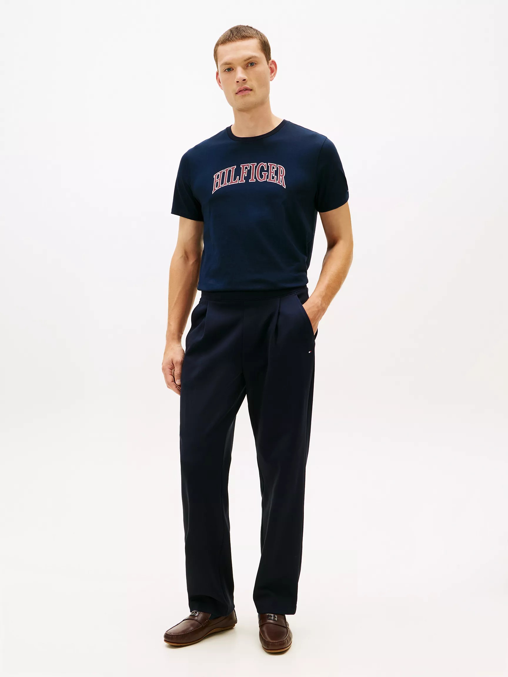 Hilfiger Arch Logo T-Shirt - Navy
