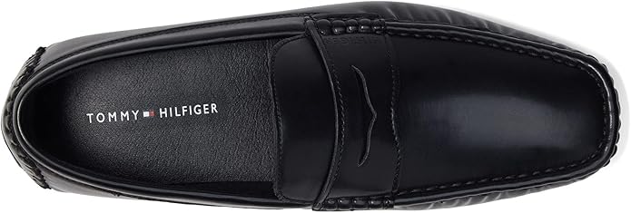 Giày Tommy Hilfiger Amile Penny Driving Loafer - Black
