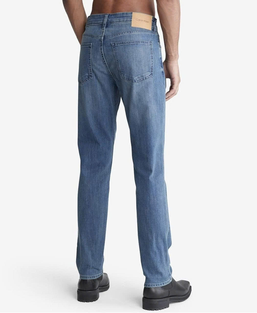 Jeans CK slim high stretch - Chipped Blue