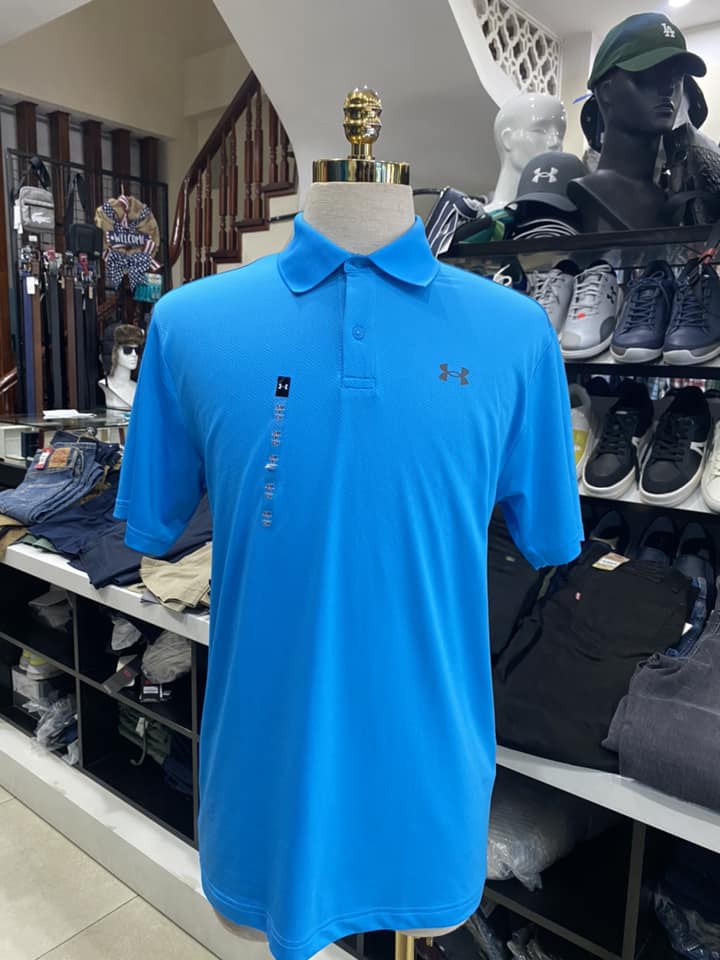 Áo Golf nam Under Armour Performance Polo - Xanh dương