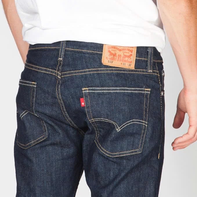 Jean Levis 513 Slim Traight xanh đậm