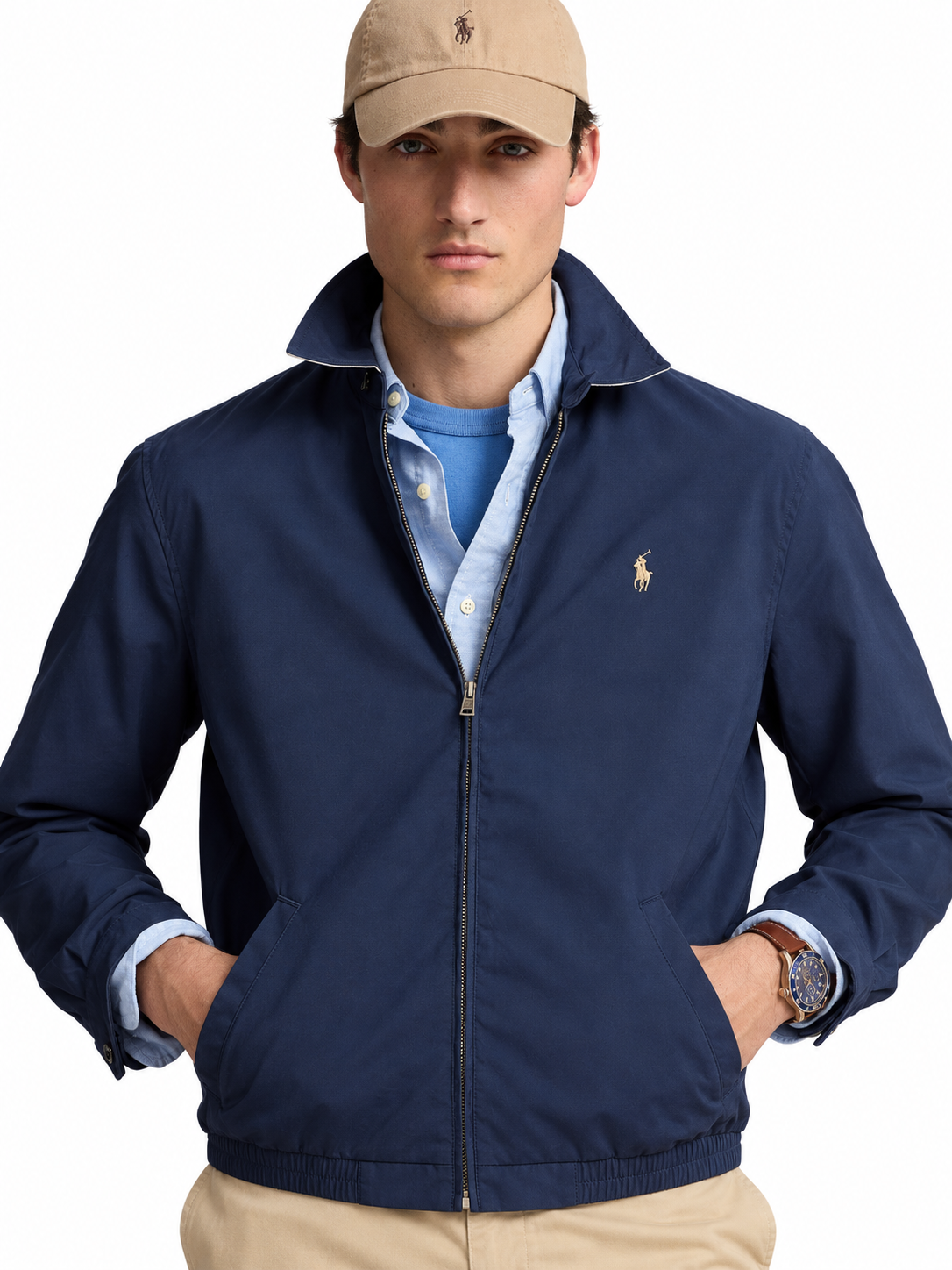 Khoác kaki polo ralph lauren navy
