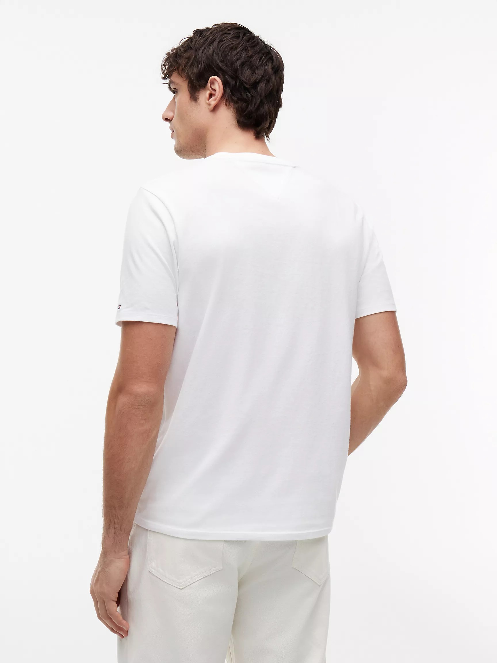 Áo Thun Tommy Hilfiger Tommy Varsity Logo - Optic White