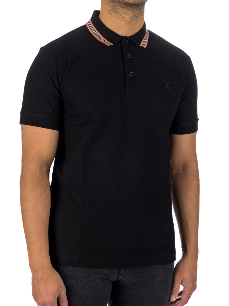 Polo-Shirt Burberry 'Pierson' TB Collar - Black
