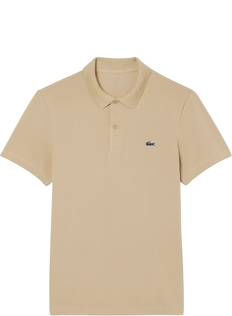 Polo Lacoste Regular Fit Cotton Blend - Beige