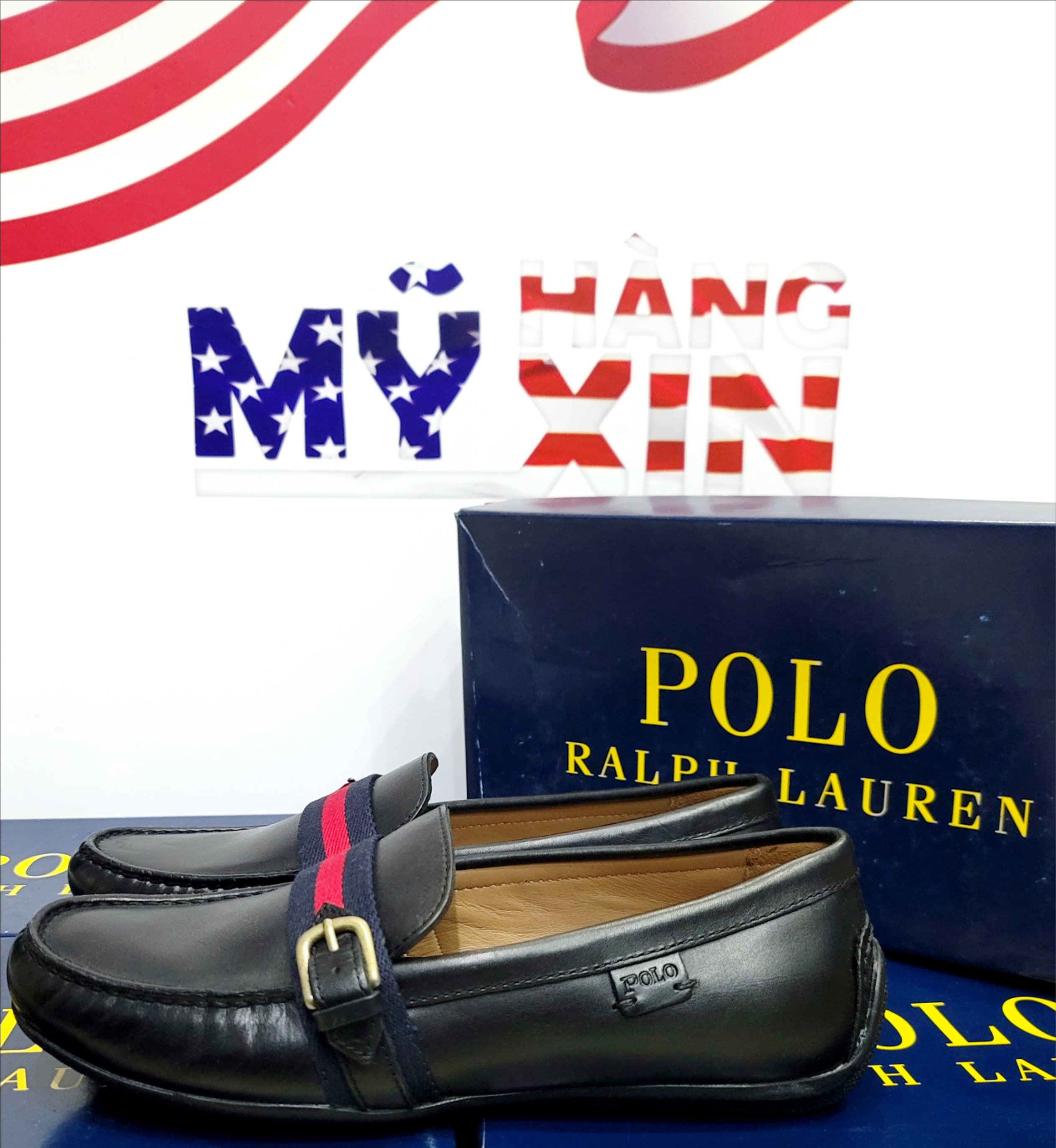 Giày Polo Ralph Lauren - Black