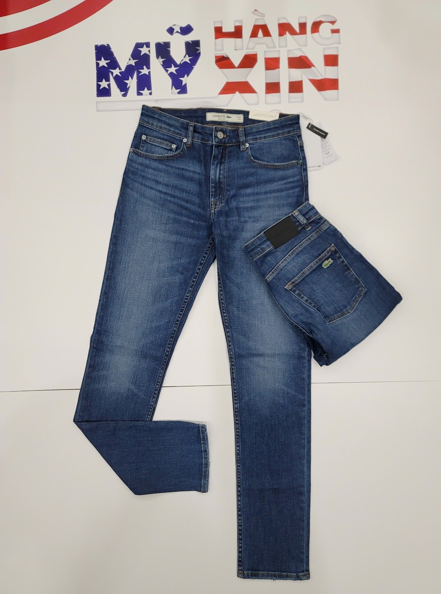 Lacoste 5-Pocket Slim Fit Indigo Jeans