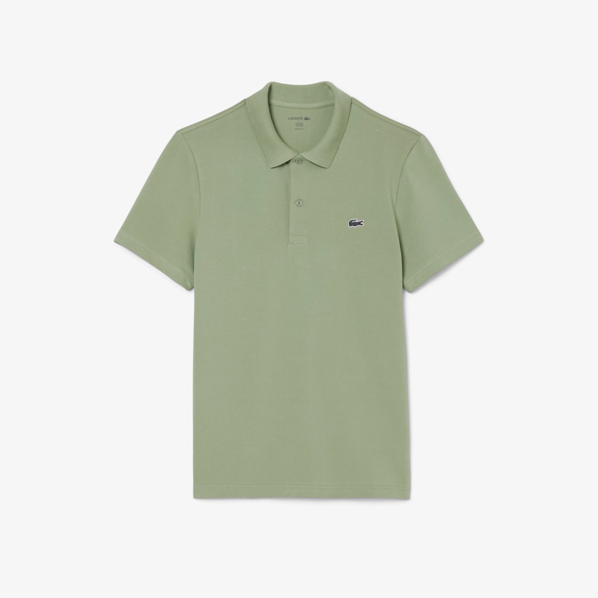 Polo Lacoste Regular Fit Cotton Blend - Sage green