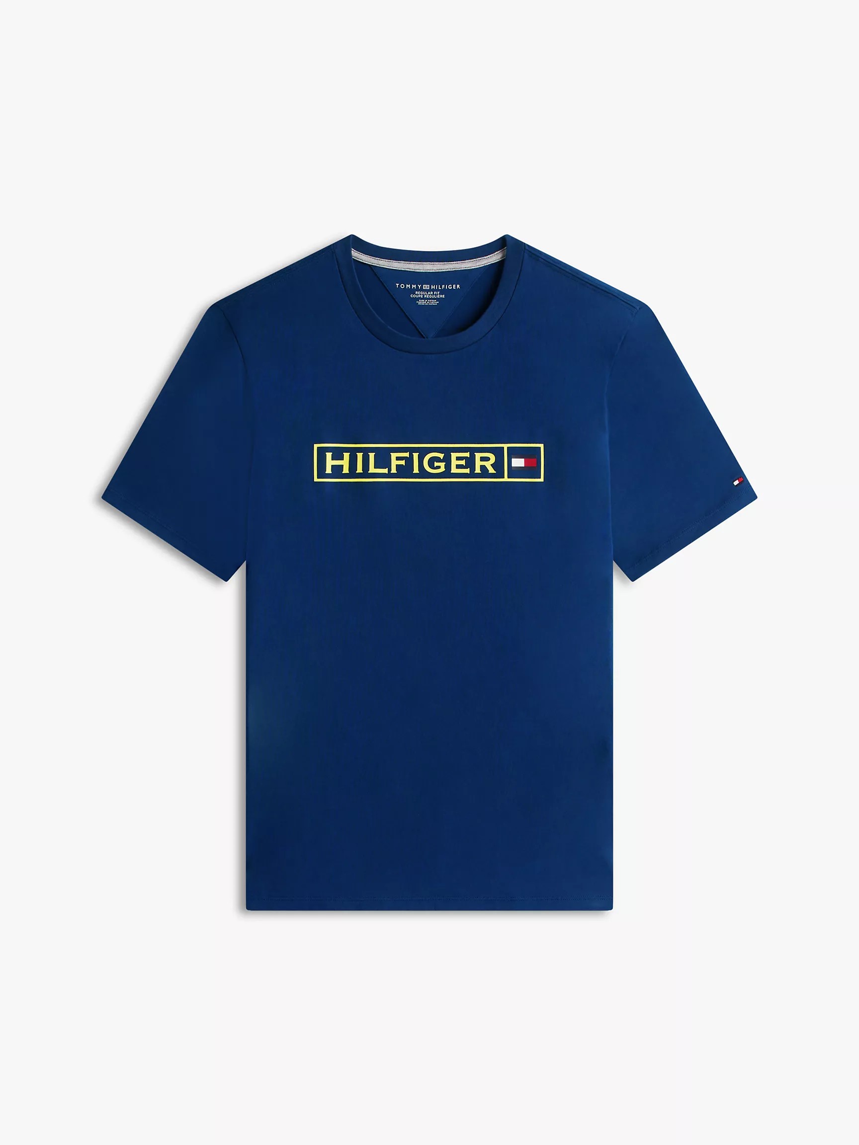 Áo Thun Tommy Hilfiger "HILFIGER" Box Logo - Navy