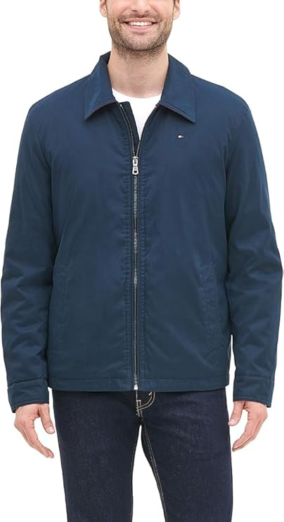 Jacket Tommy Hilfiger Midweight Micro-Twill Golf - Navy