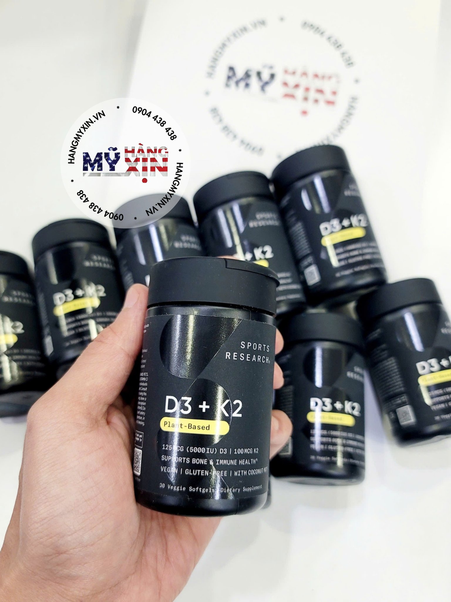 Vitamin D3+K2 Sports Research (30 viên)