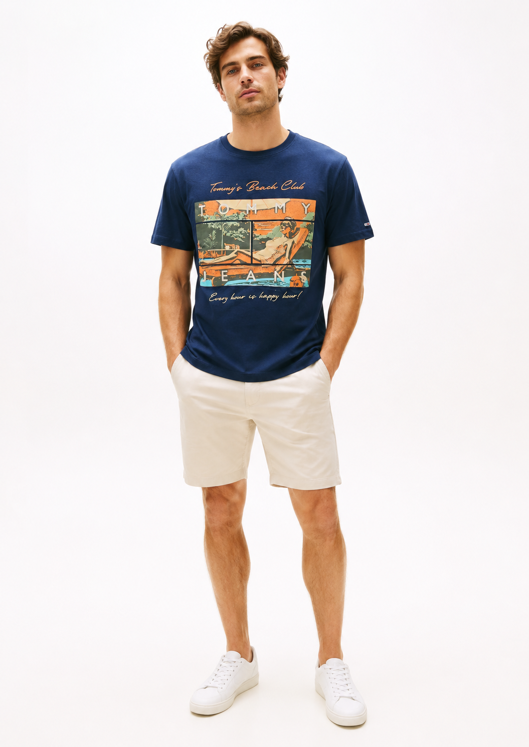 Thun Tommy Hifilger navy họa tiết cô gái