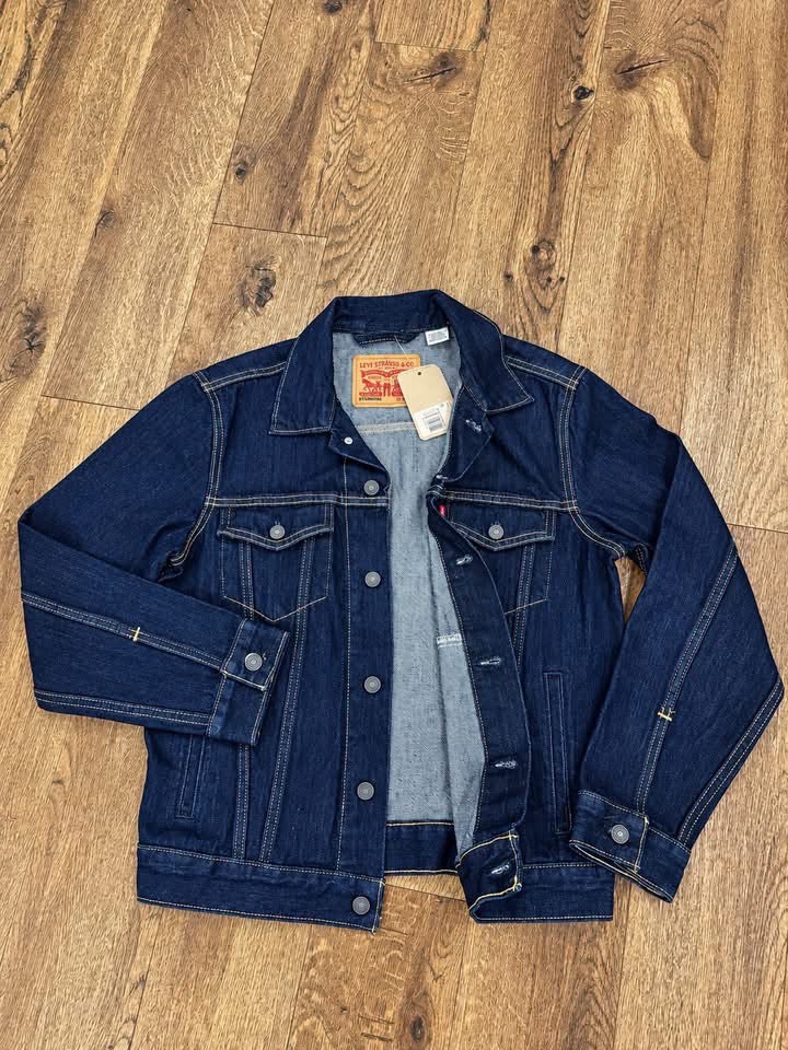 Jackets denim levis tag vải